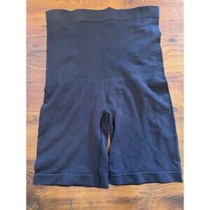 SHAPERMINT Essentials All Day Every Day High Waisted Shaper Shorts 4XL Black NEW